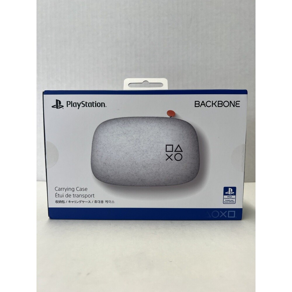 Official Backbone Carrying Case - PlayStation Edition (White/Grey) - NEW